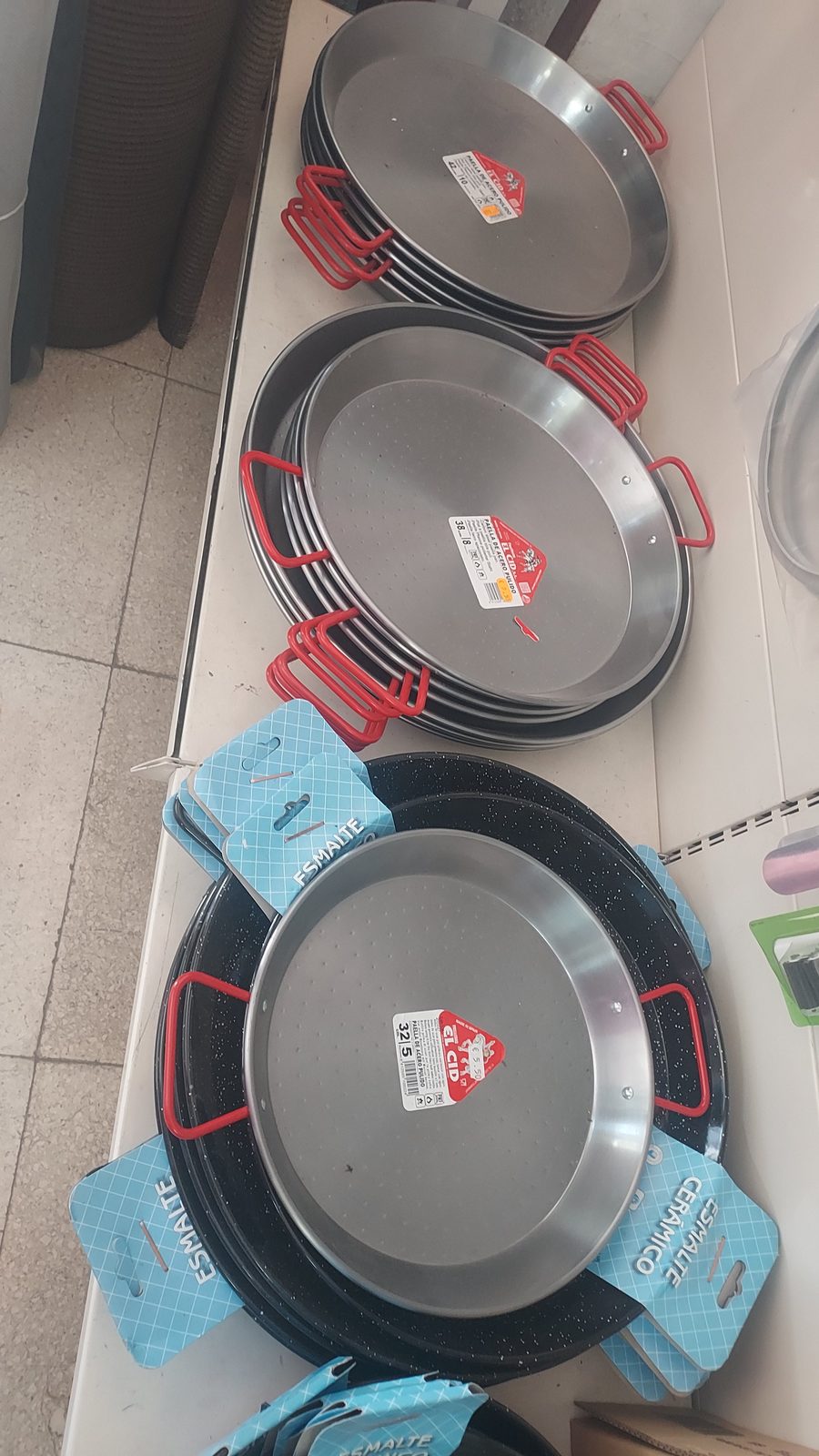 Paelleras a la venta