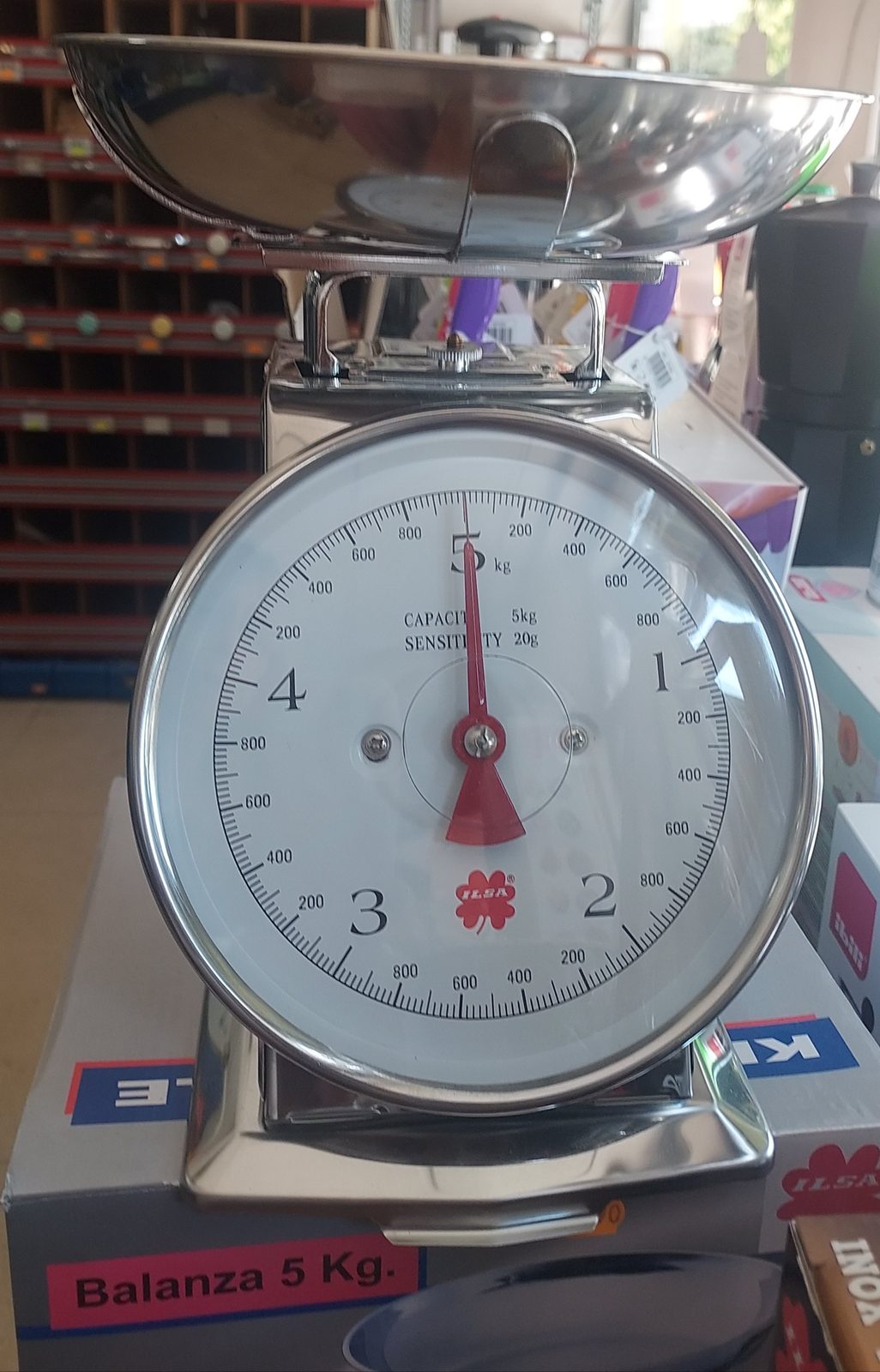 Báscula tradicional hasta 5 kg